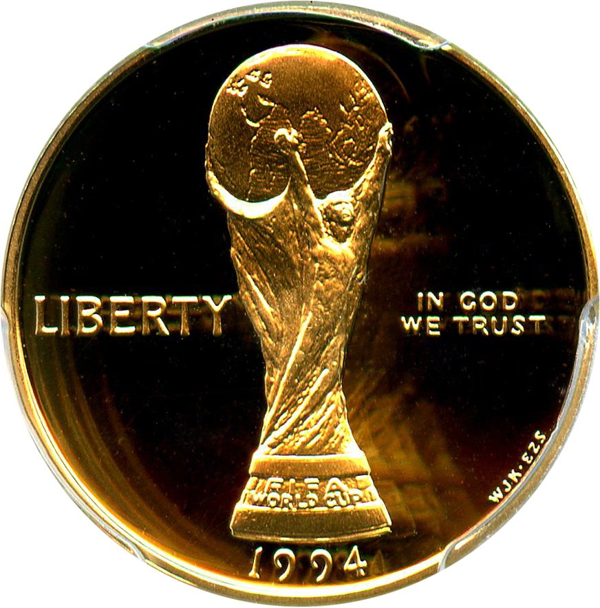image for: 1994-W World Cup $5 PCGS Proof 69 DCAM - No Reserve!