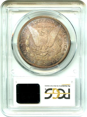 image for: 1892-CC $1 PCGS MS66 - Popular, Scarce Carson City Morgan - Colorful Toning