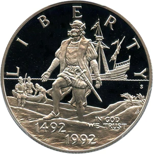 image for: 1992-S Columbus 50c PCGS Proof 69 DCAM