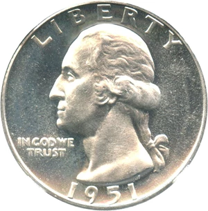 image for: 1951 25c NGC Proof 67 CAM - Awesome Gem