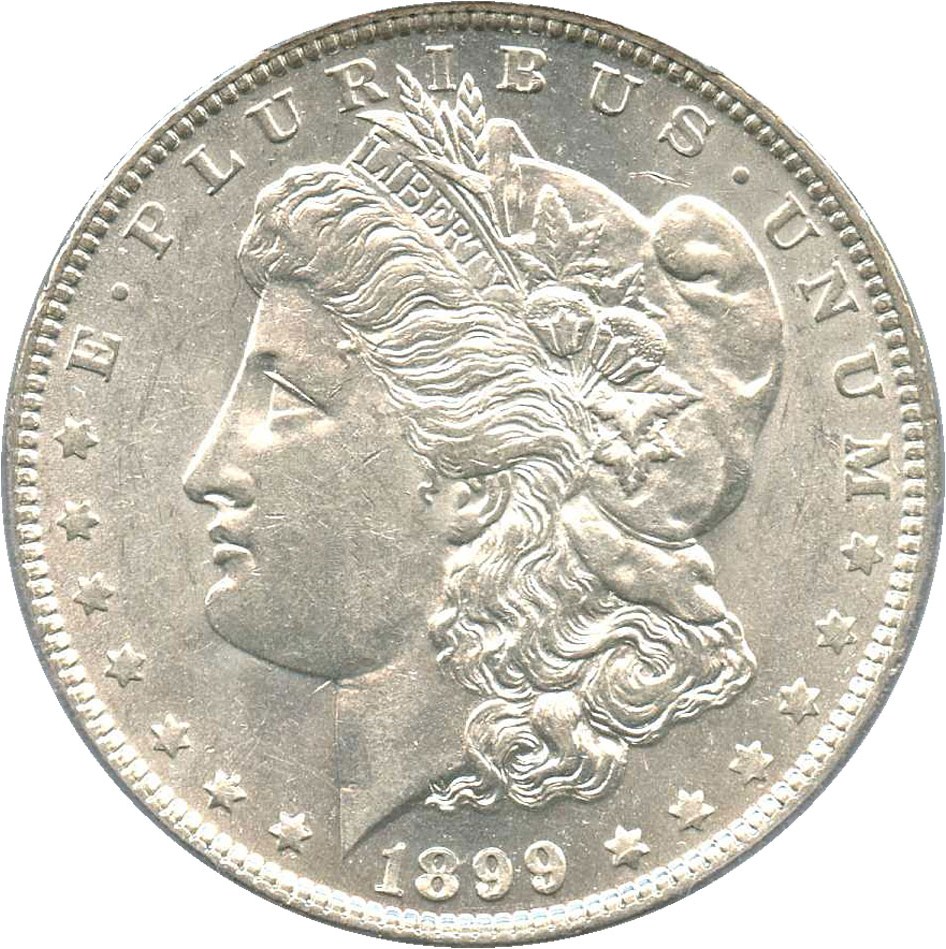 image for: 1899-O $1 PCGS/CAC AU58 (Micro O) Scarce Variety