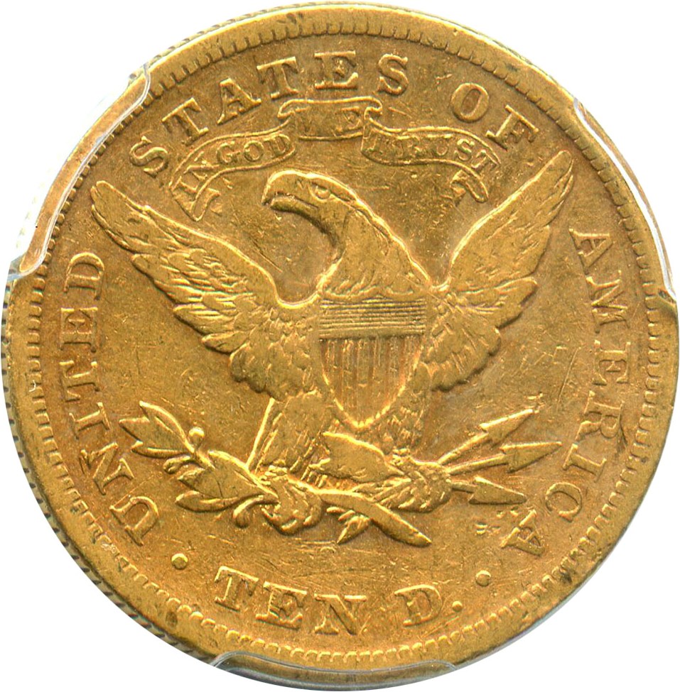 image for: 1871-S $10 PCGS VF30 - Low Mintage Date