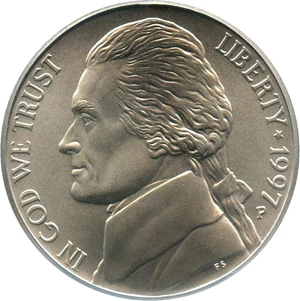 image for: 1997-P 5c PCGS MS69 FS (Special Mint Set)
