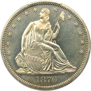 image for: 1870 50c PCGS Proof 64