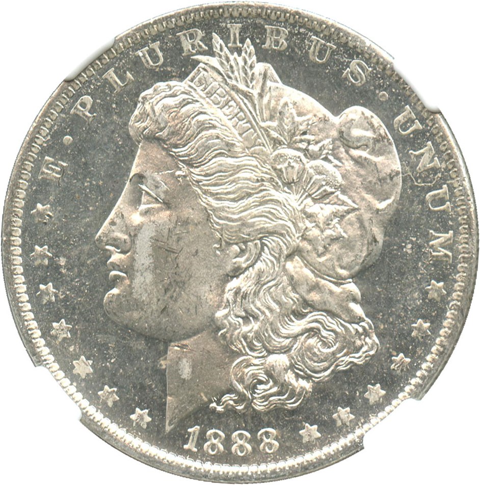 image for: 1888-O $1 NGC MS64 DMPL