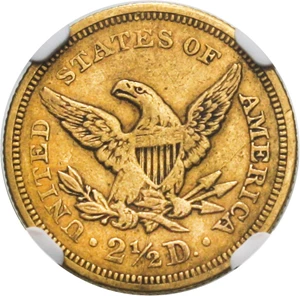 image for: 1840 $2 1/2 NGC XF45 - Low Mintage Date