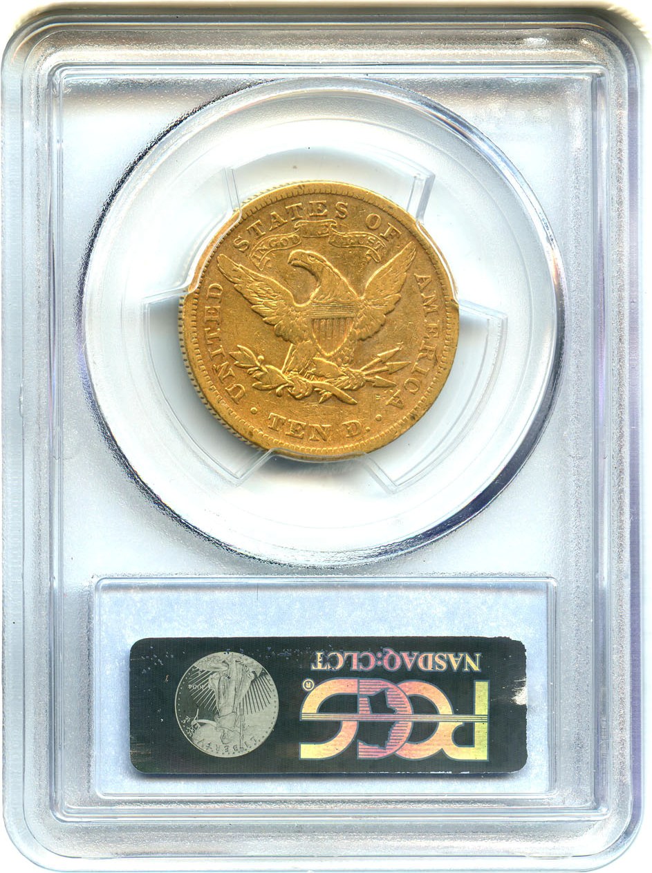 image for: 1871-S $10 PCGS VF30 - Low Mintage Date