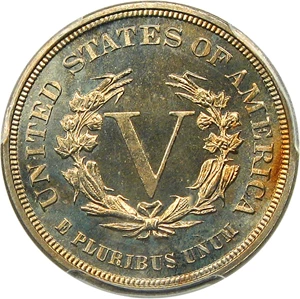 image for: 1883 5c PCGS Proof 67 (No Cents) - No Reserve!