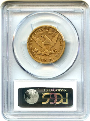 image for: 1870-S $10 PCGS F15 - Rare Date - Only 8000 Minted