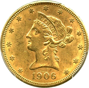 image for: 1906-S $10 PCGS MS61 - No Reserve!