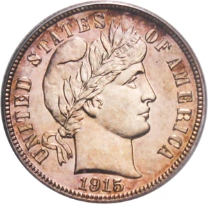 image for: 1915 10c PCGS Proof 63 - No Reserve!