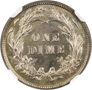 image for: 1899 10c NGC Proof 65 CAM