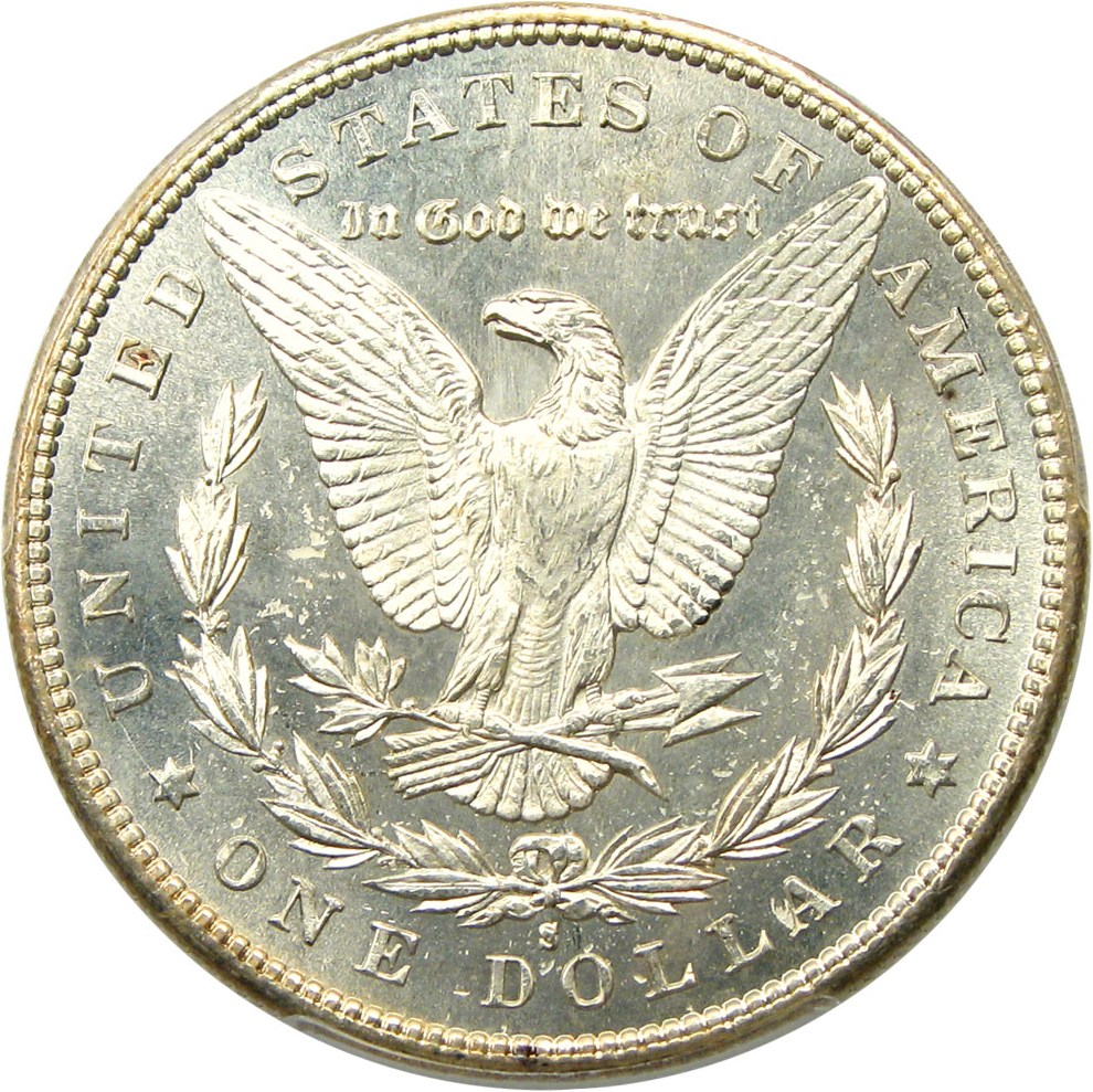 image for: 1894-S $1 PCGS MS64 PL ex: Key West Collection