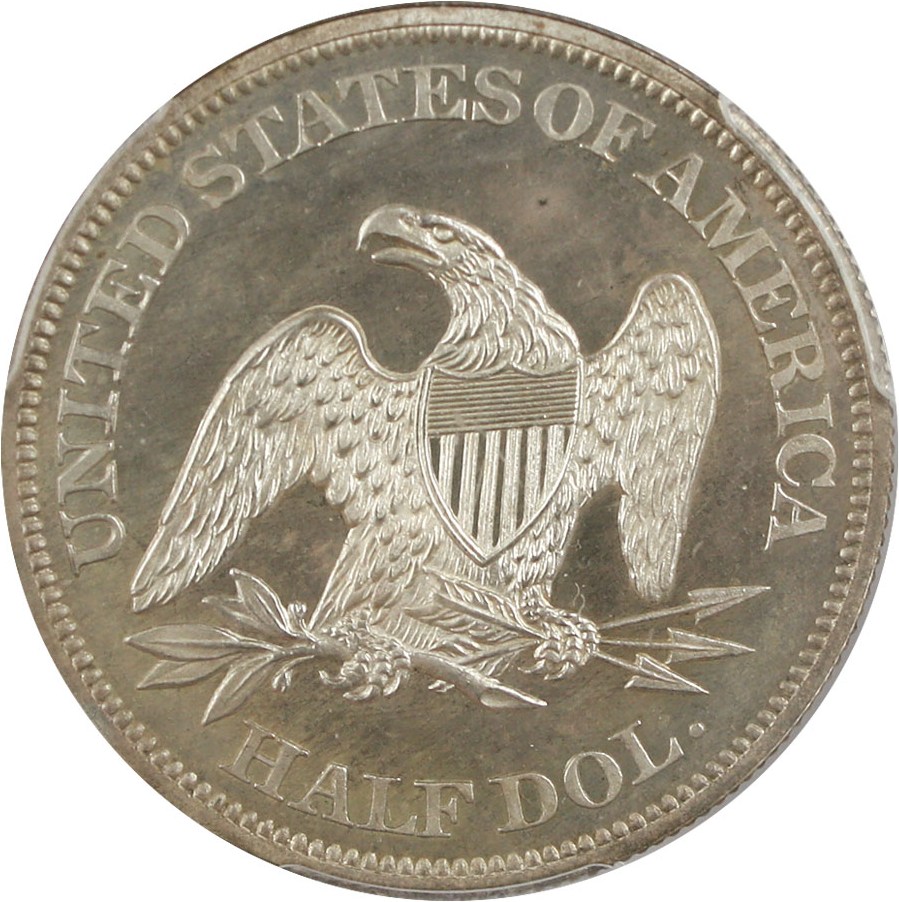 image for: 1862 50c PCGS Proof 64 CAM - Civil War Era Proof