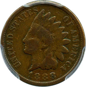 image for: 1888/7 1c PCGS Good-6 - Affordable Example of this Rare Overdate