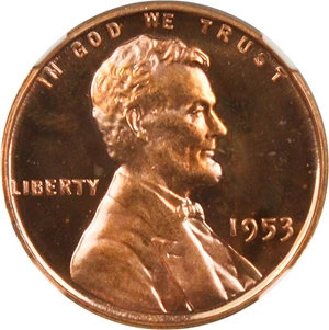 image for: 1953 1c NGC Proof 67 RD CAM - Awesome Gem Proof