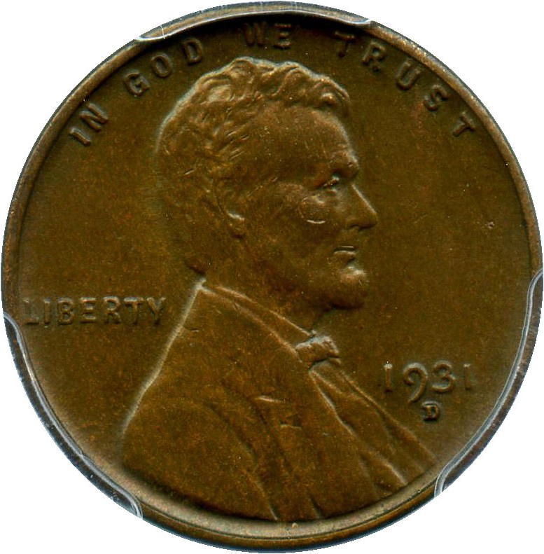 image for: 1931-D 1c PCGS MS62 BN