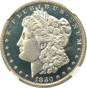image for: 1880 $1 NGC Proof 65+ CAM - Beautiful Gem Proof