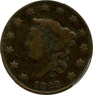 image for: 1823/2 1c PCGS VG-10