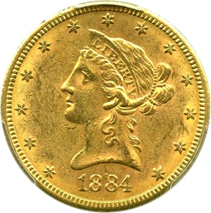 image for: 1884-S $10 PCGS MS61 - No Reserve!
