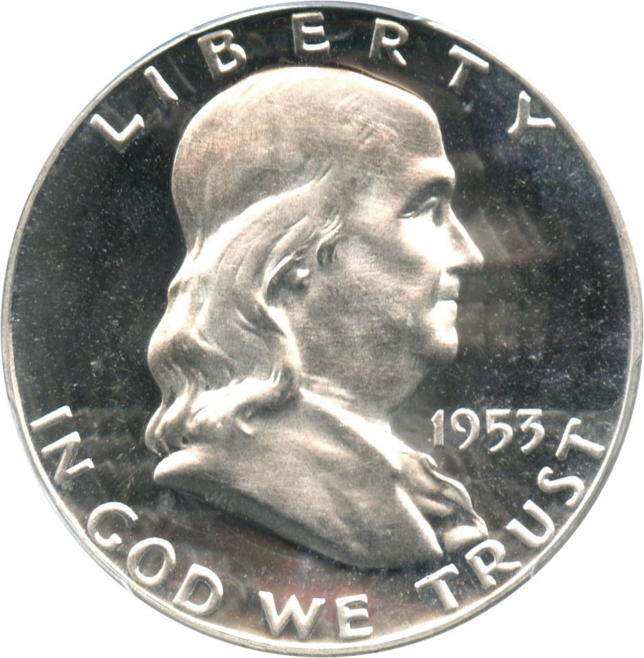 image for: 1953 50c PCGS/CAC Proof 64 DCAM