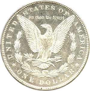image for: 1890 $1 PCGS/CAC MS64 DMPL