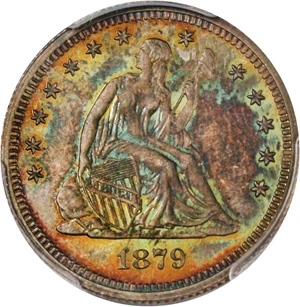 image for: 1879 25c PCGS/CAC Proof 65 - No Reserve!
