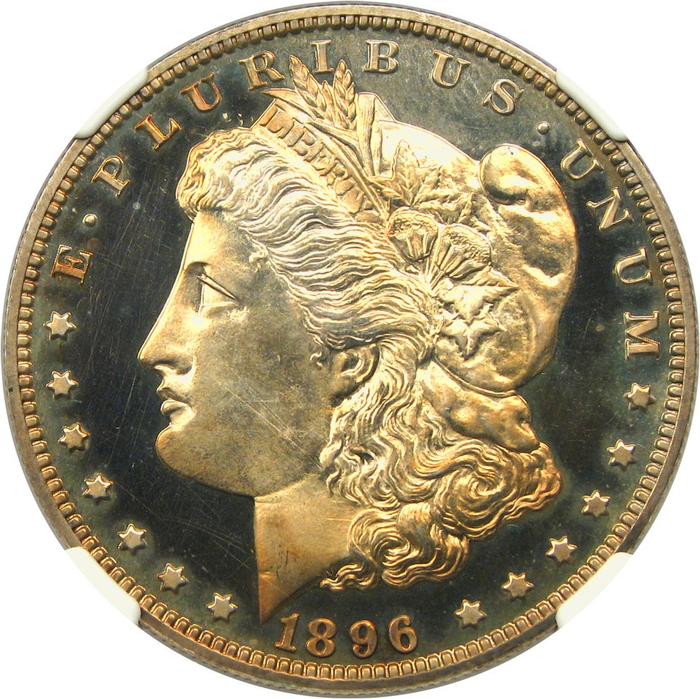 image for: 1896 $1 NGC Proof 65 CAM - Colorful Toned Gem Proof