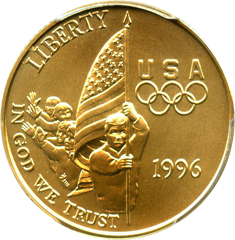 image for: 1996-W Flag $5 PCGS MS69 - No Reserve!