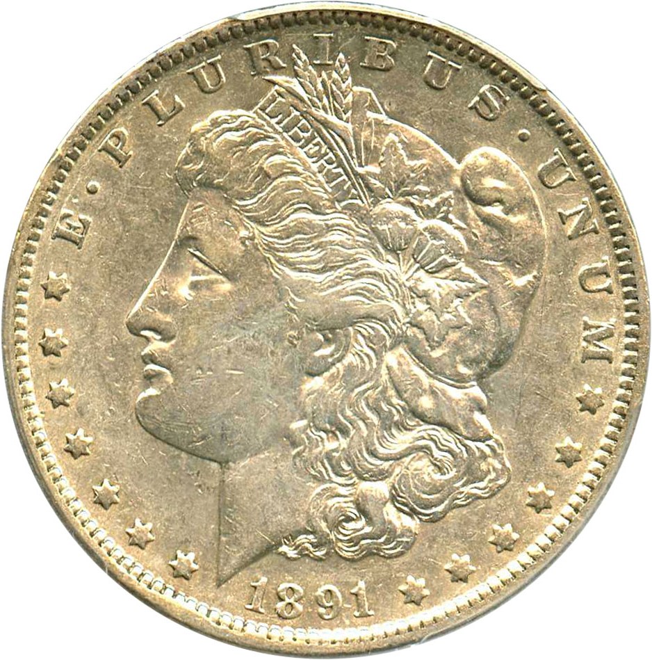 image for: 1891-O $1 PCGS XF45 (VAM-1A, Clashed E) Top 100 VAM