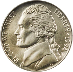 image for: 1994-P 5c PCGS MS68 FS (Special Mint Set)