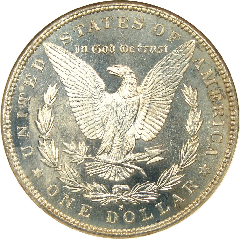 image for: 1890-S $1 NGC MS64 DMPL