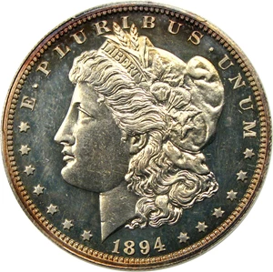 image for: 1894 $1 PCGS Proof 64 - Key Date Proof