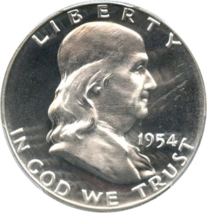 image for: 1954 50c PCGS/CAC Proof 66 CAM