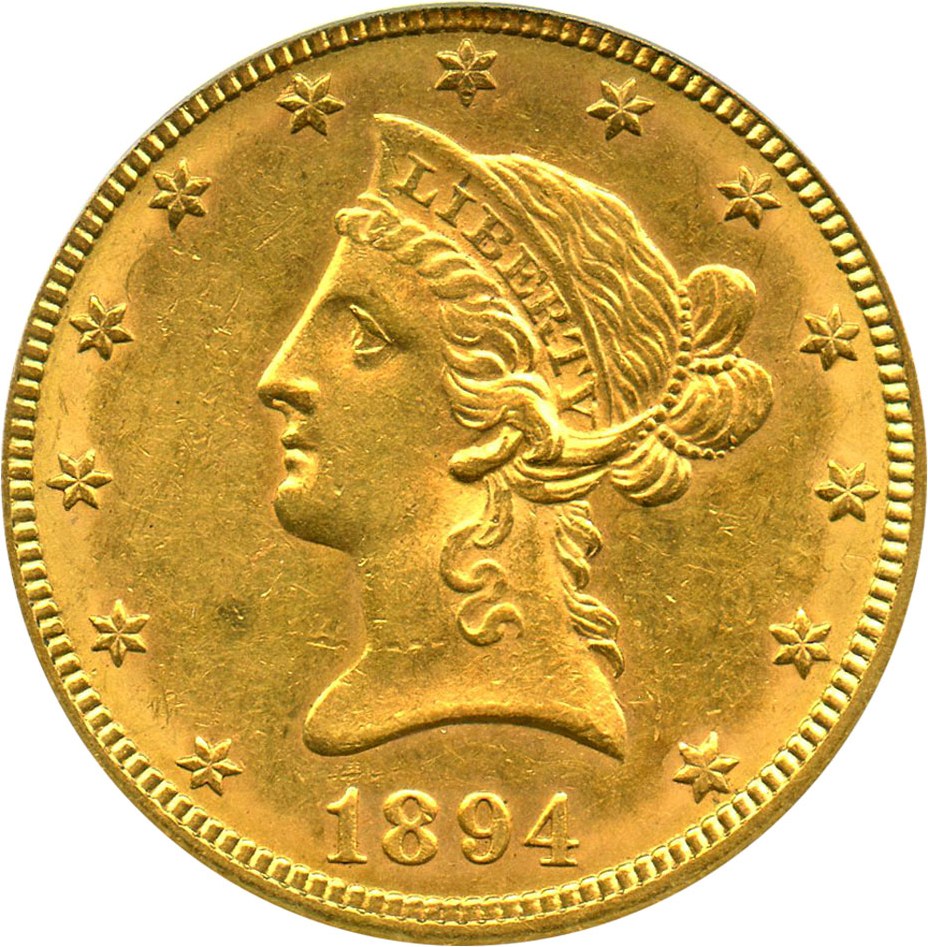 image for: 1894-O $10 PCGS AU58 - Affordable O-Mint Eagle