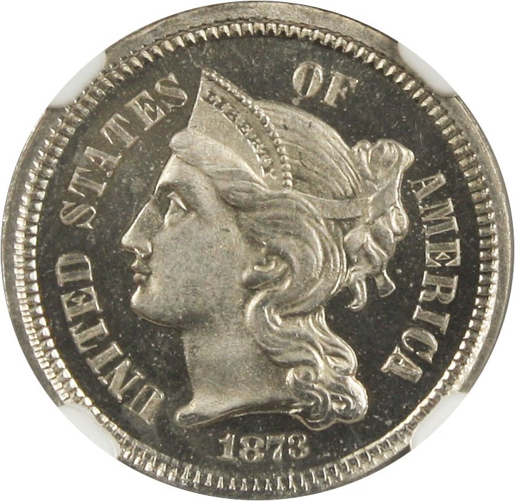 image for: 1873 3cN NGC/CAC Proof 65+ CAM (Closed 3)