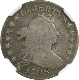 image for: 1796 10c NGC Genuine Fine Details (Damaged) Affordable Rare Date