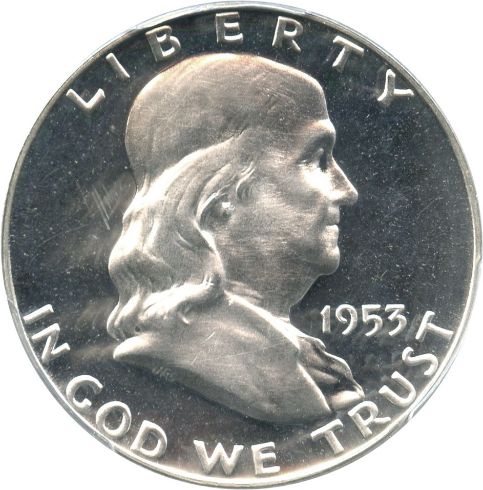 image for: 1953 50c PCGS/CAC Proof 64 DCAM