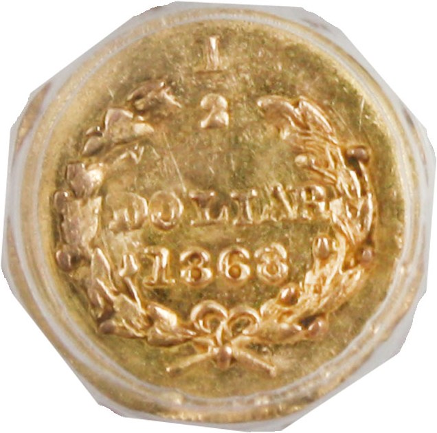 image for: California Gold: 1868 50c PCGS MS64 (BG-906)