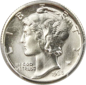 image for: 1935-S 10c PCGS MS67 FB - Registry Quality Gem