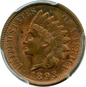 image for: 1893 1c PCGS MS63 RB