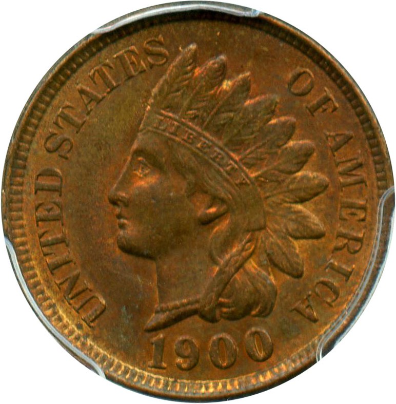 image for: 1900 1c PCGS MS63 RB