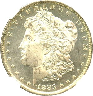 image for: 1883-O $1 NGC MS64 DMPL