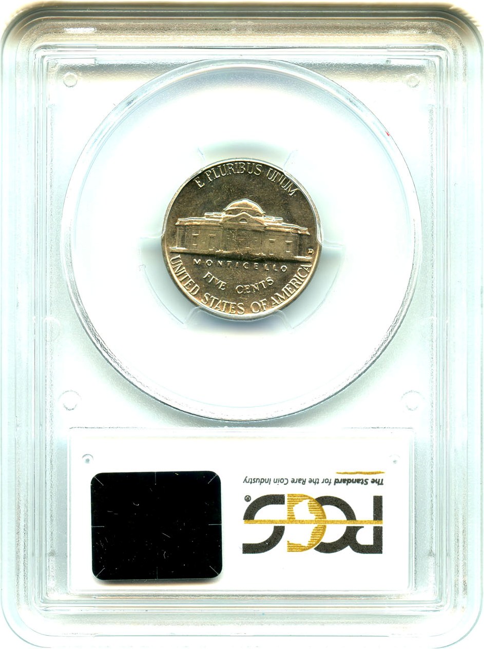 image for: 1962-D 5c PCGS MS64