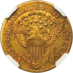 image for: 1802 $2 1/2 NGC AU55 - Rare Early Gold Type