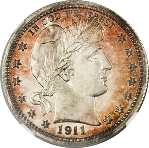 image for: 1911 25c NGC Proof 65