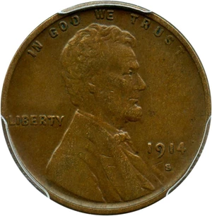 image for: 1914-S 1c PCGS XF45
