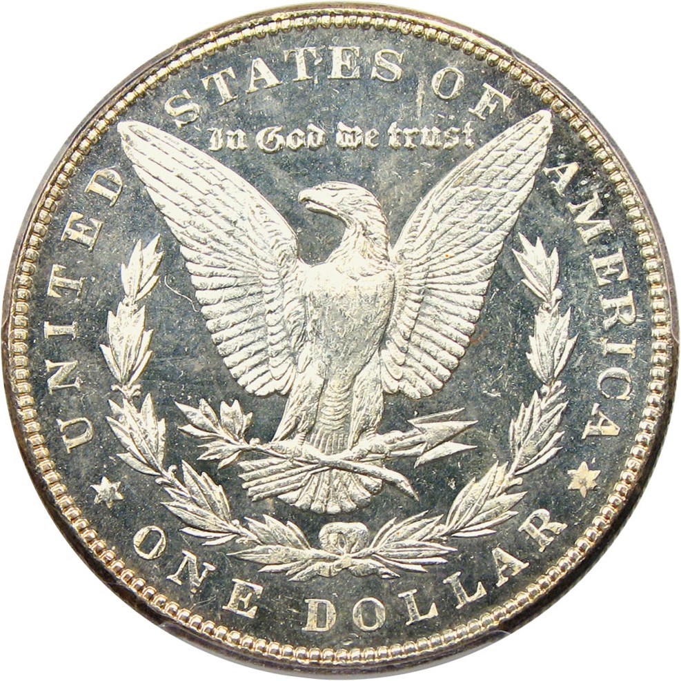 image for: 1888 $1 PCGS MS65 DMPL - Very Scarce Deep Mirror Prooflike