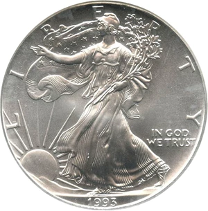 image for: 1993 Silver Eagle $1 NGC MS69 - No Reserve!