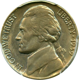 image for: 1939 5c PCGS MS65 (Reverse of 1940) - No Reserve!